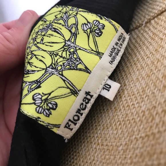 Anthropologie Floreat Black Ruffle Pencil Skirt - Picture 5 of 7